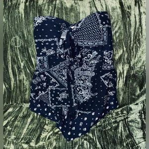 Bandana Print Top